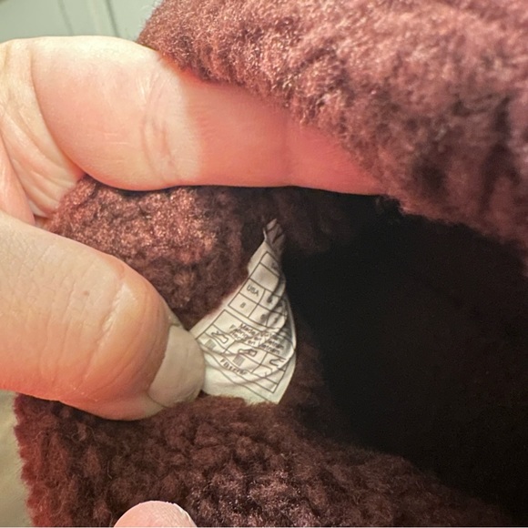 Sanuk Womens Roll-Top Bootie Wool Boots Burgundy Size 8 - Picture 10 of 10